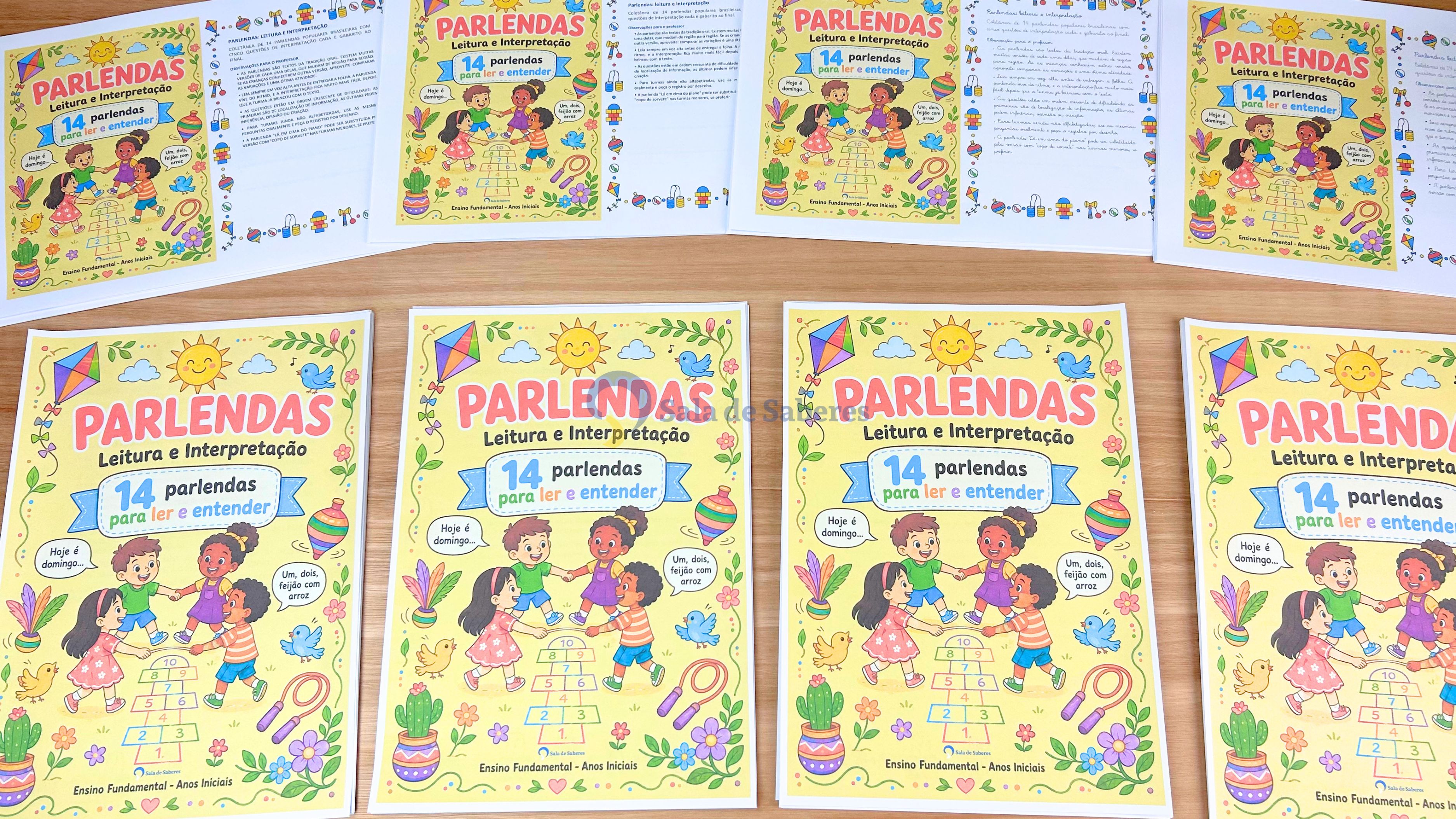 Imagem de 14 Parlendas para Leitura e Interpretação - 1º, 2º e 3º anos