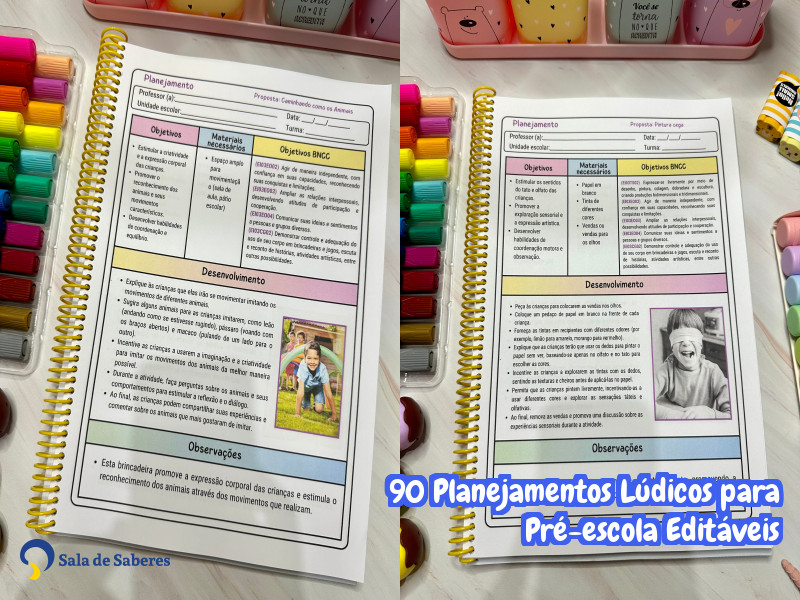 Imagem de 90 Planejamentos Lúdicos para Pré-escola Editáveis
