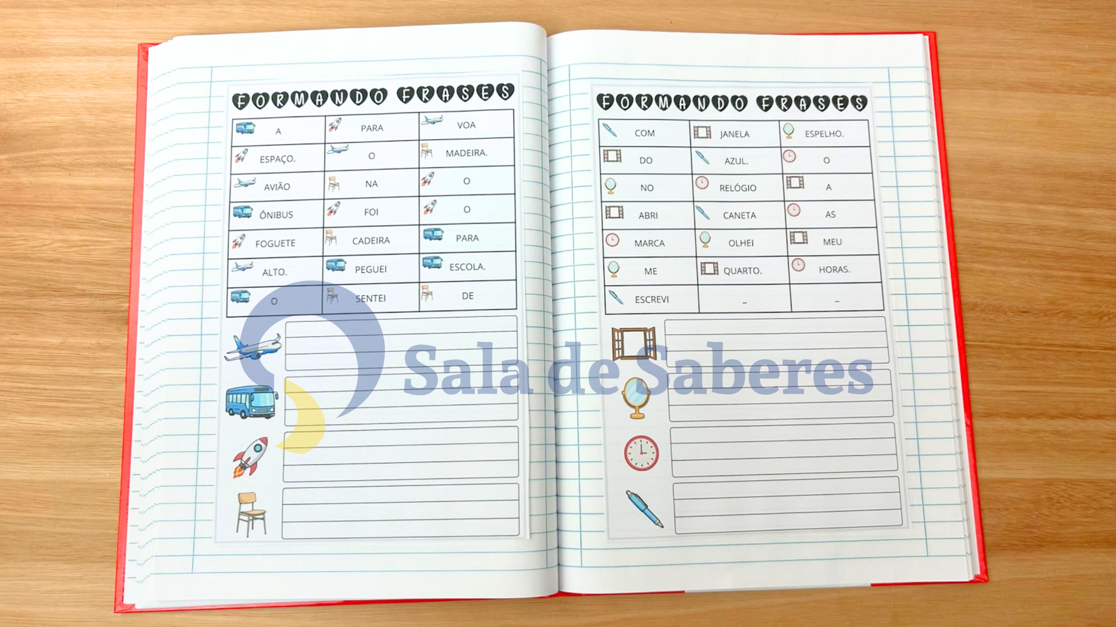 Preview de Formando 96 Frases: Escrita e Ordem das Palavras em PDF 