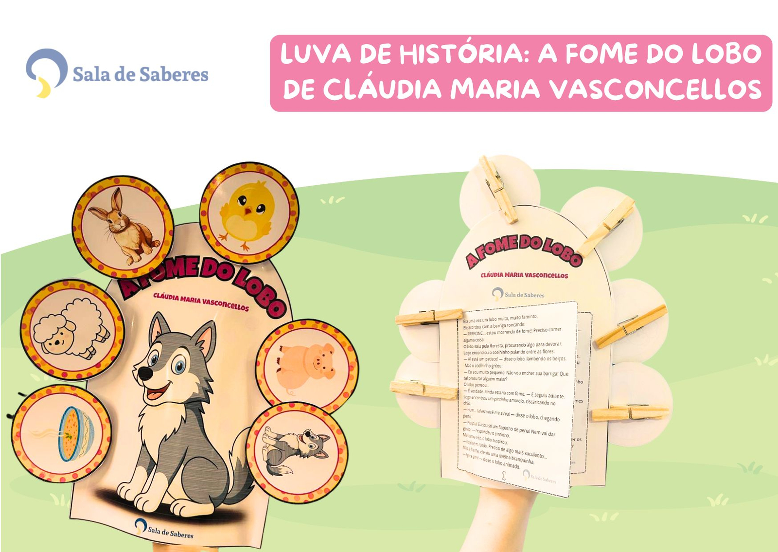 Imagem de Luva de História: A Fome do Lobo – Cláudia M. Vasconcellos