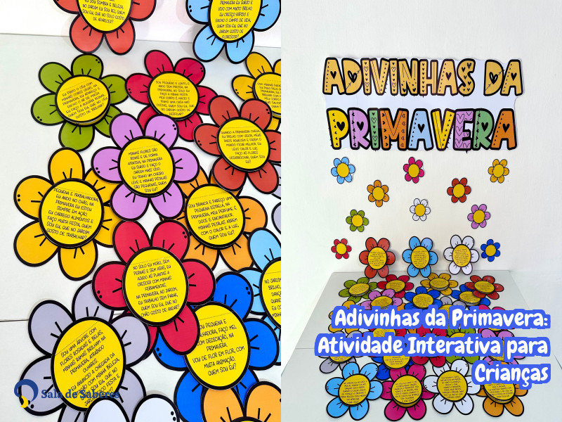 Imagem de Adivinhas da Primavera: Atividade Interativa para Crianças