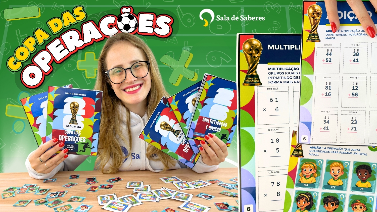 Imagem de Copa das Operações — 5 Álbuns de Cálculos para 1º ao 5º Ano
