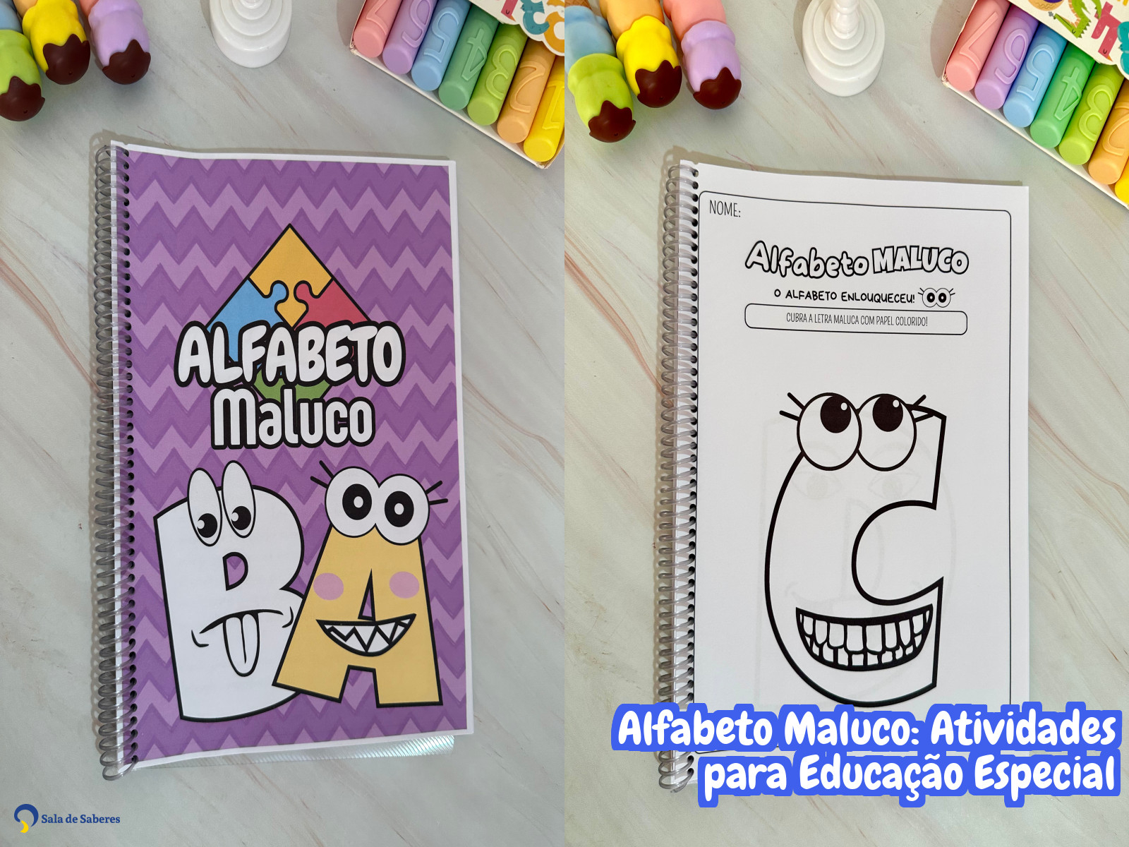 Preview de Alfabeto Maluco: Atividades para Educação Especial
