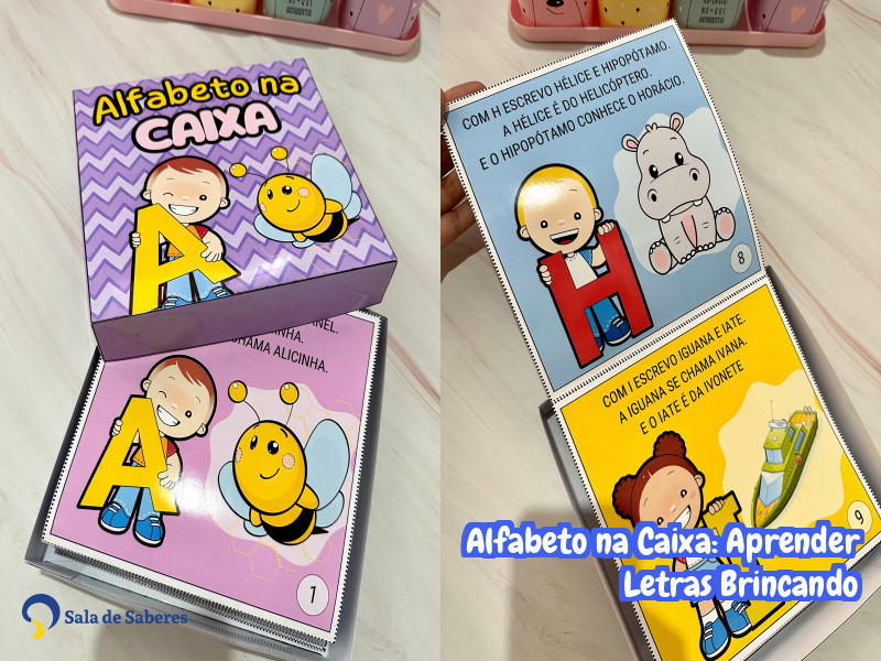 Imagem de Alfabeto na Caixa: Aprender Letras Brincando