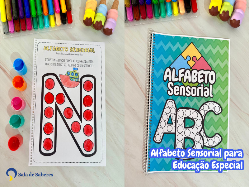 Imagem de Alfabeto Sensorial para Educação Especial