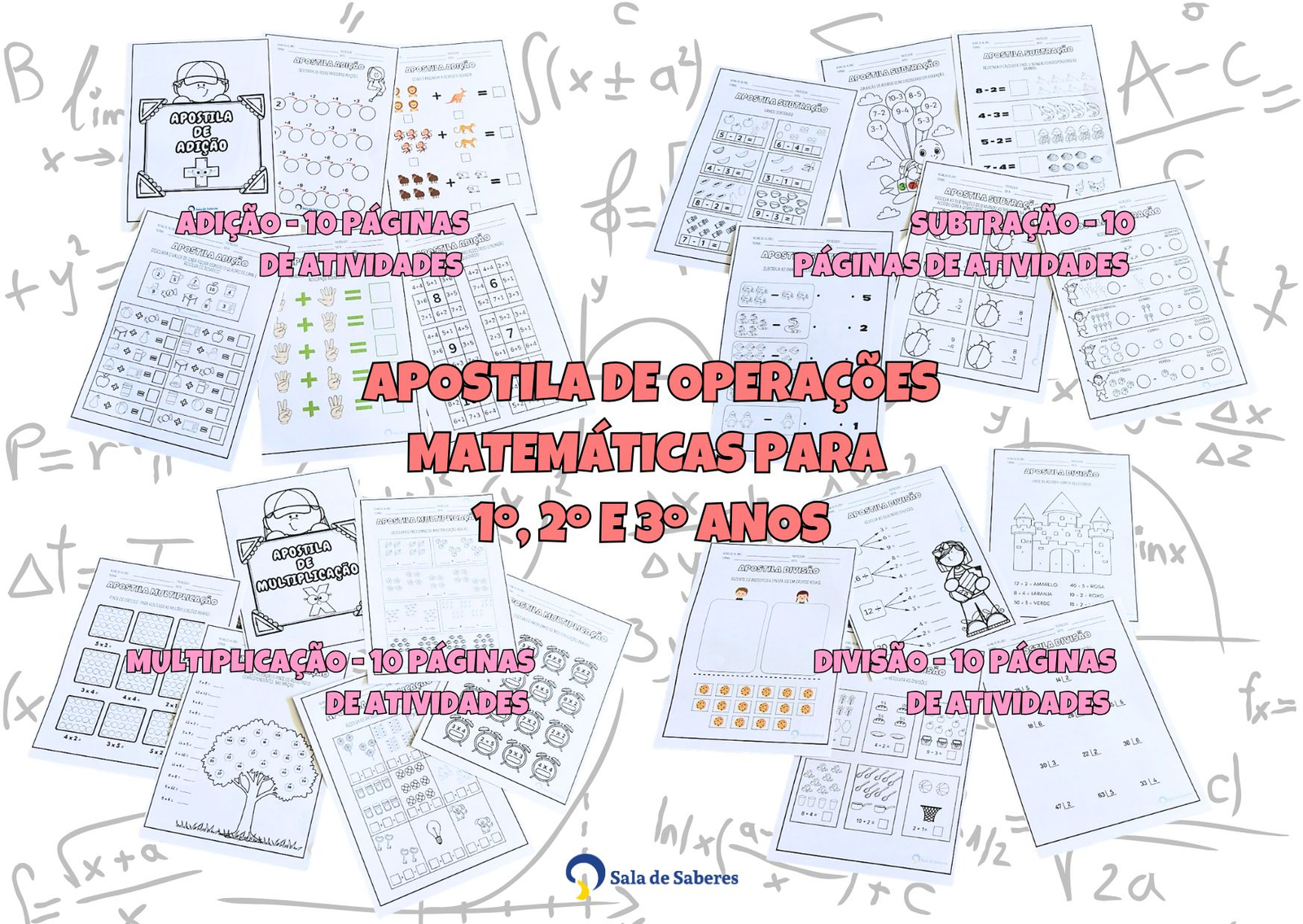 Imagem de Apostila de Matemática – Brincando com os Sinais
