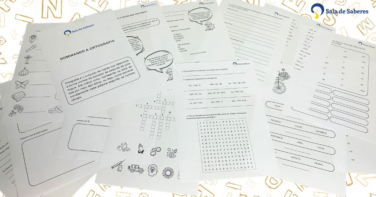 Imagem de Atividades Lúdicas para Aprender Ortografia de Forma Leve