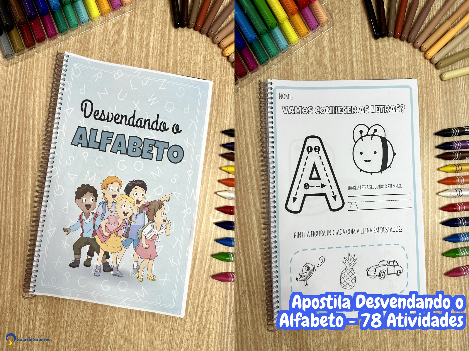 Preview de Apostila Desvendando o Alfabeto - 78 Atividades