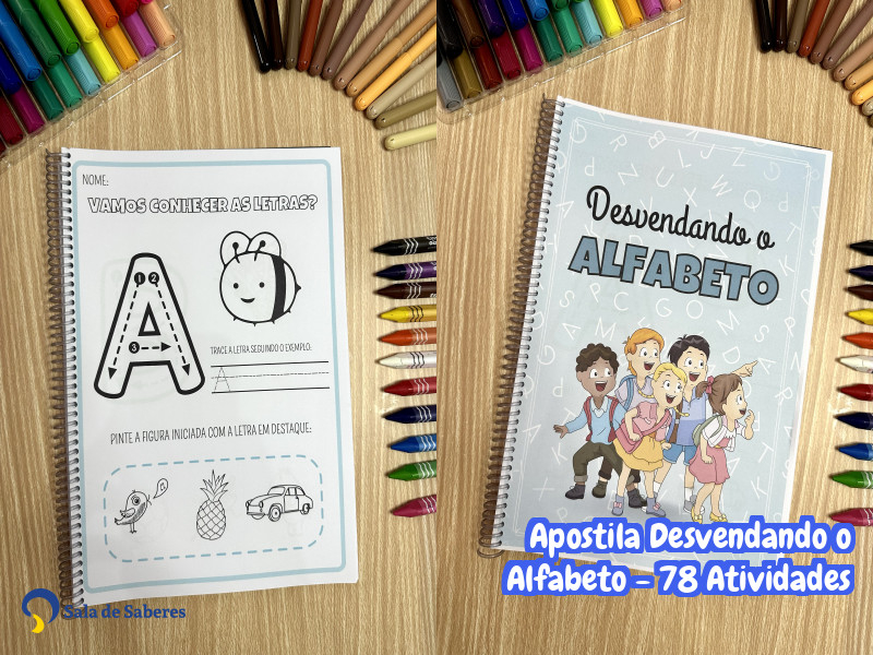 Imagem de Apostila Desvendando o Alfabeto - 78 Atividades