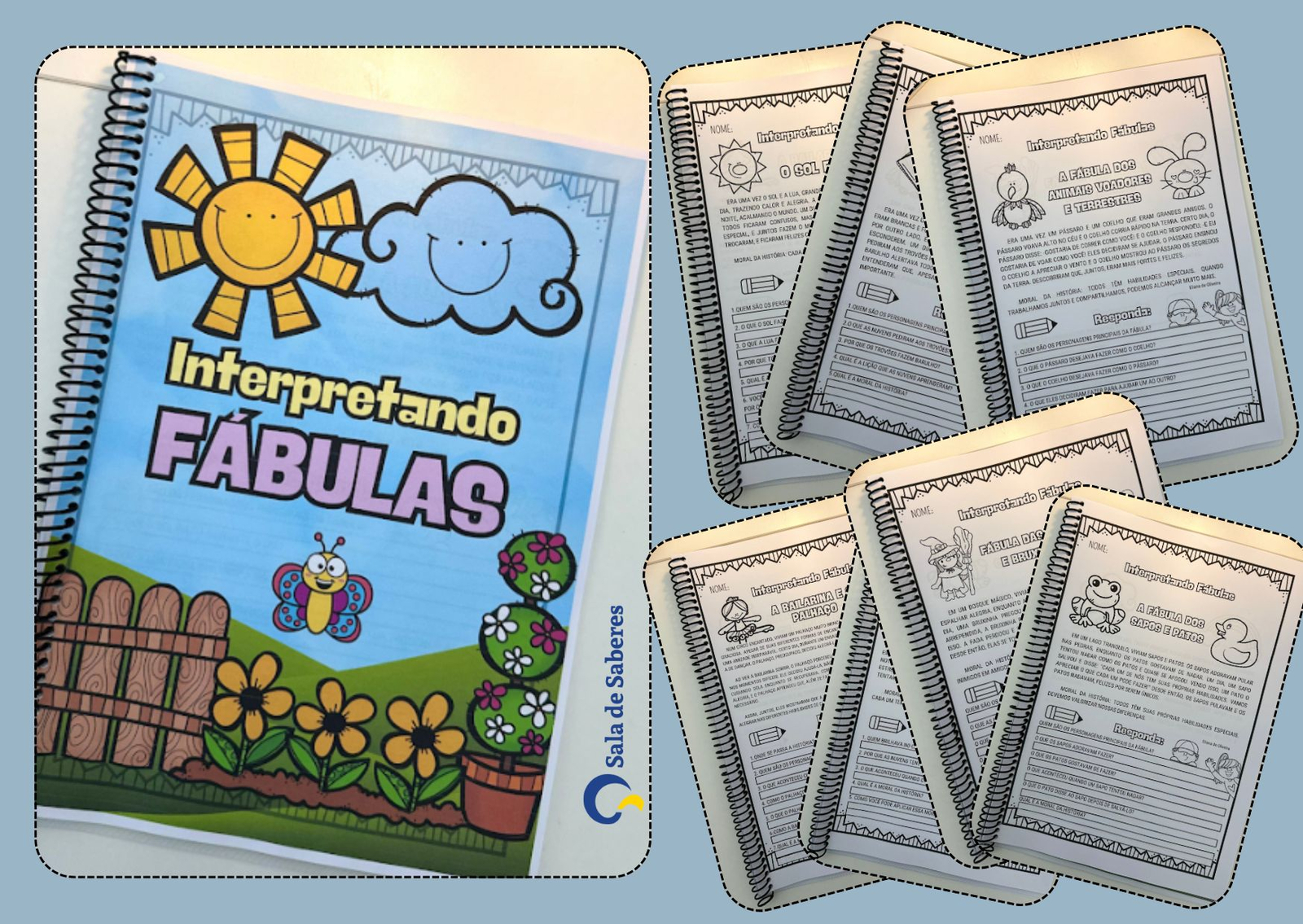 Preview de Apostila Interpretando Fábulas - 1º e 2º anos