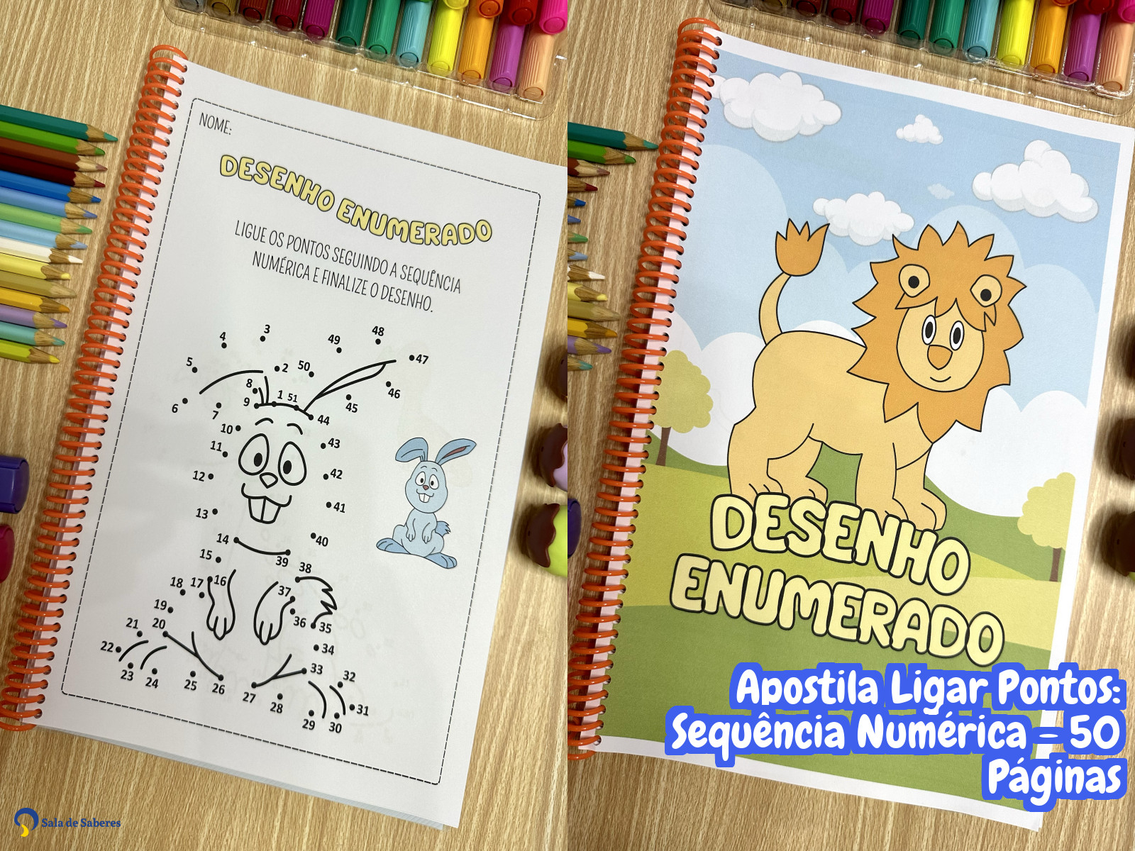 Preview de Apostila Ligar Pontos: Sequência Numérica - 50 Páginas