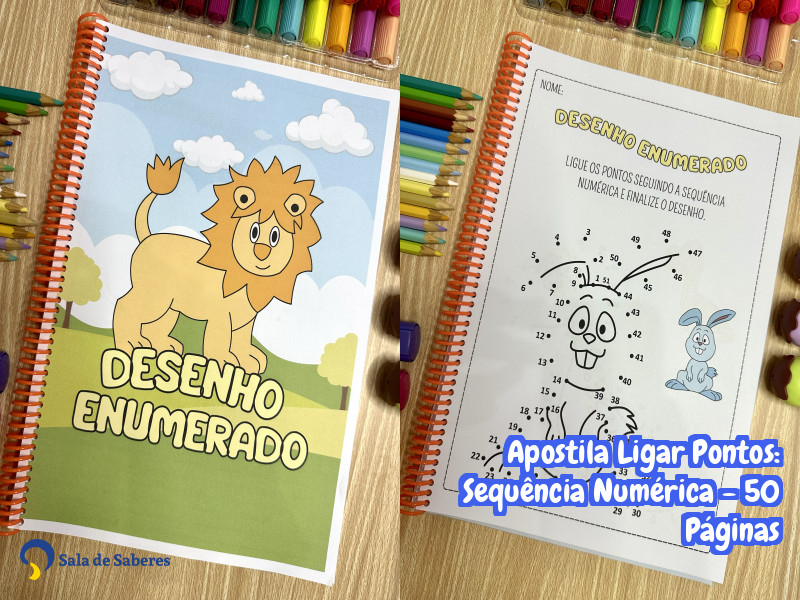 Imagem de Apostila Ligar Pontos: Sequência Numérica - 50 Páginas