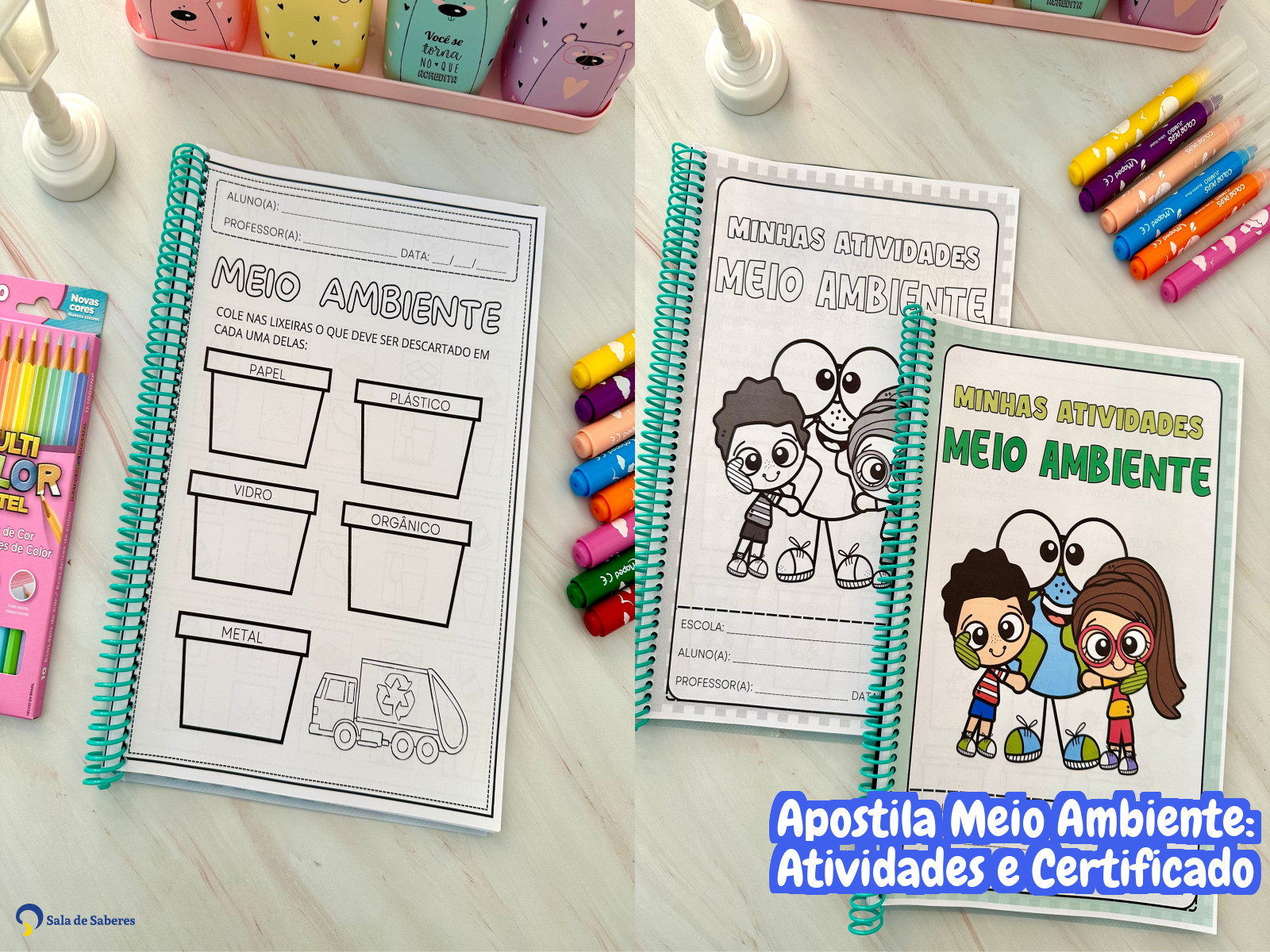 Preview de Apostila Meio Ambiente: Atividades e Certificado