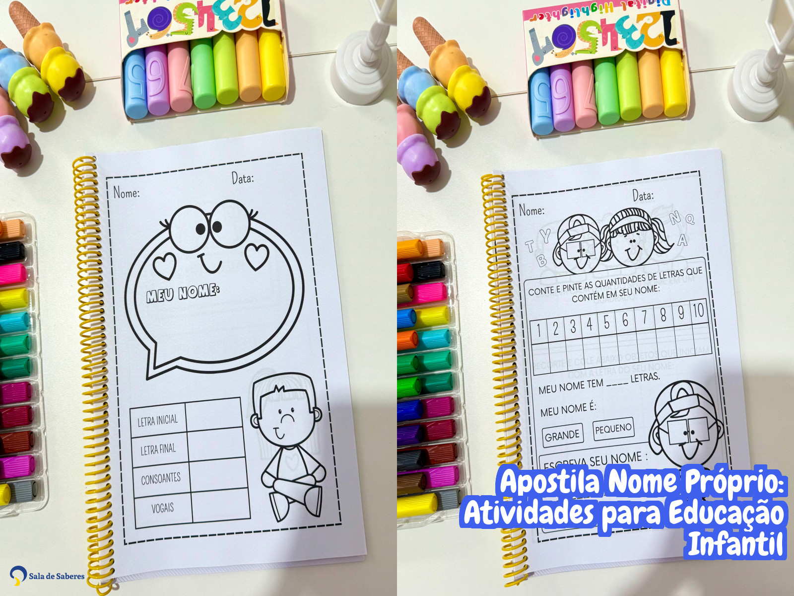 Preview de Apostila Nome Próprio: Atividades para Educação Infantil