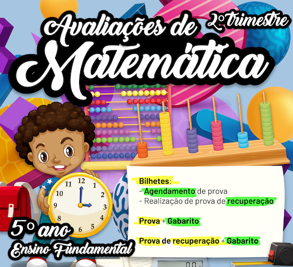 Imagem de Avaliação de Matemática – 5º ano – 2º Trimestre