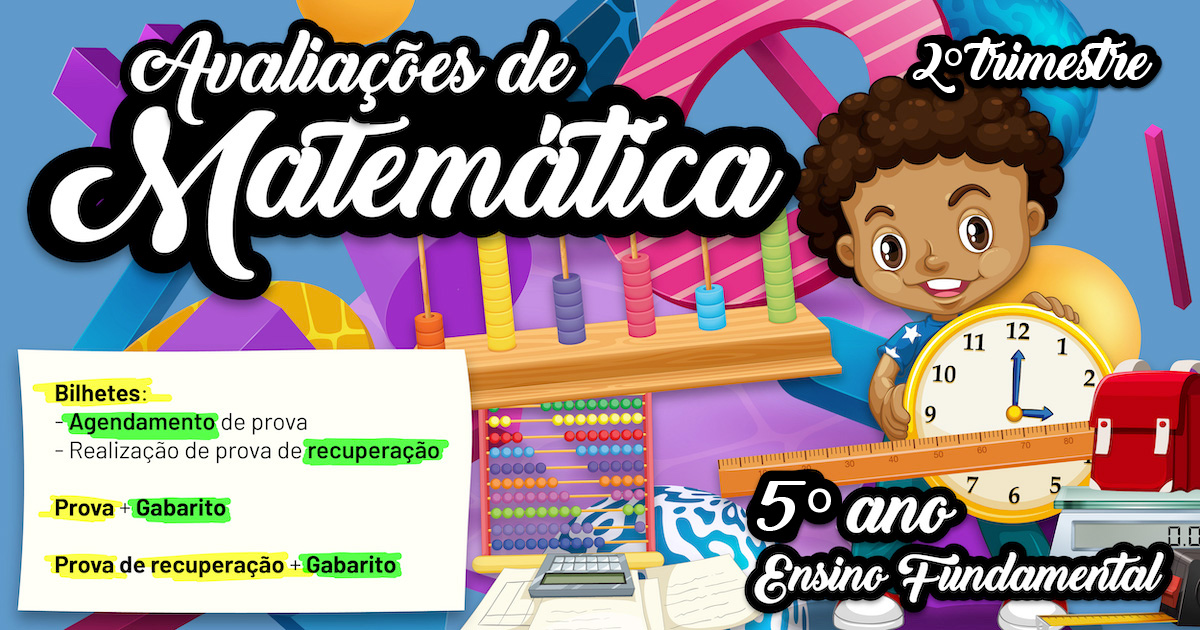 Preview de Avaliação de Matemática – 5º ano – 2º Trimestre