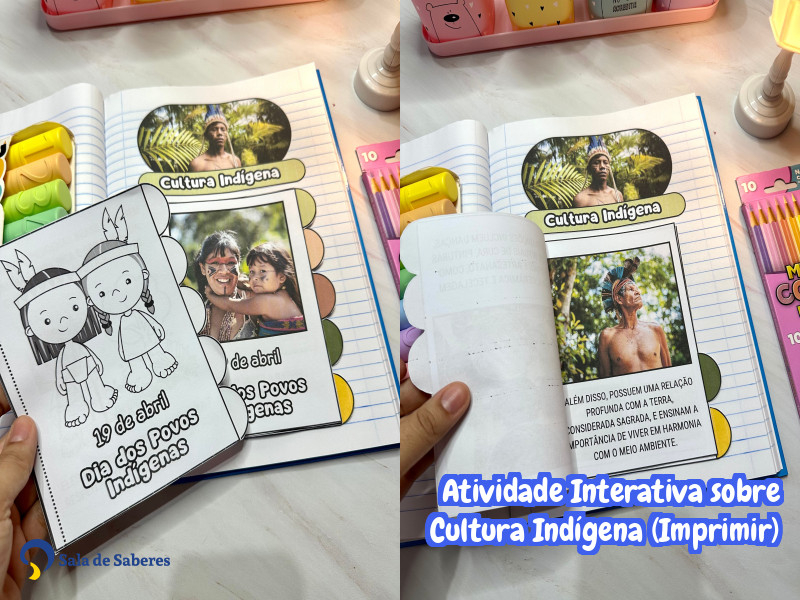 Imagem de Atividade Interativa sobre Cultura Indígena (Imprimir)