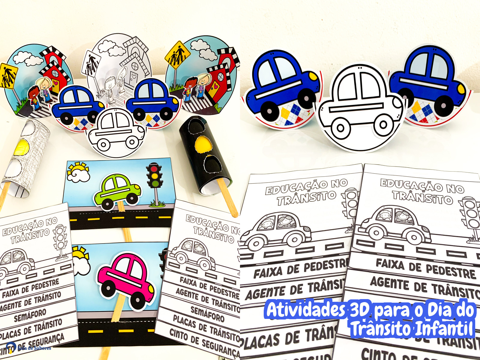 Preview de Atividades 3D para o Dia do Trânsito