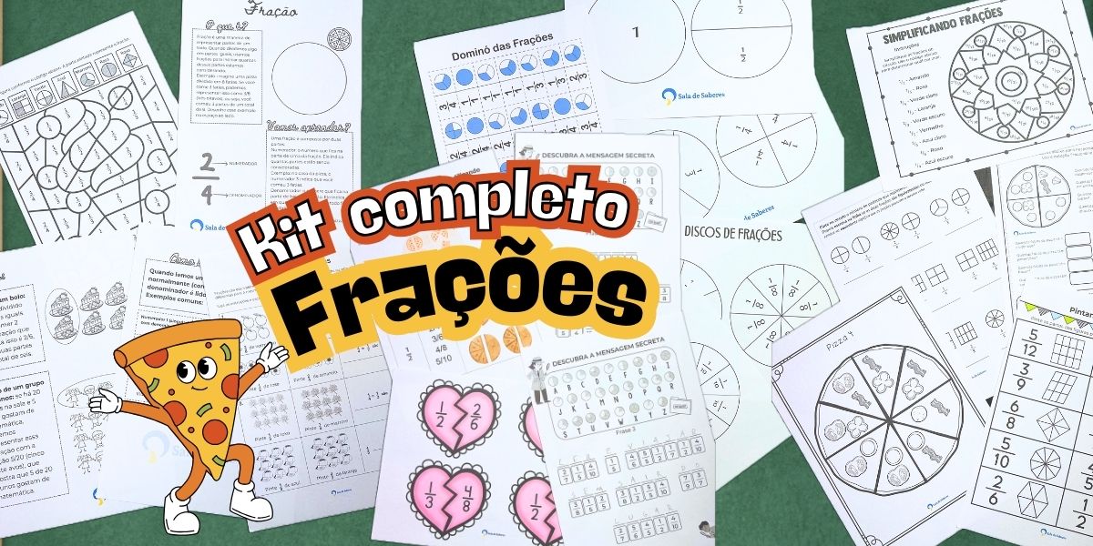 Imagem de Kit Completo de Frações para 4º e 5º anos