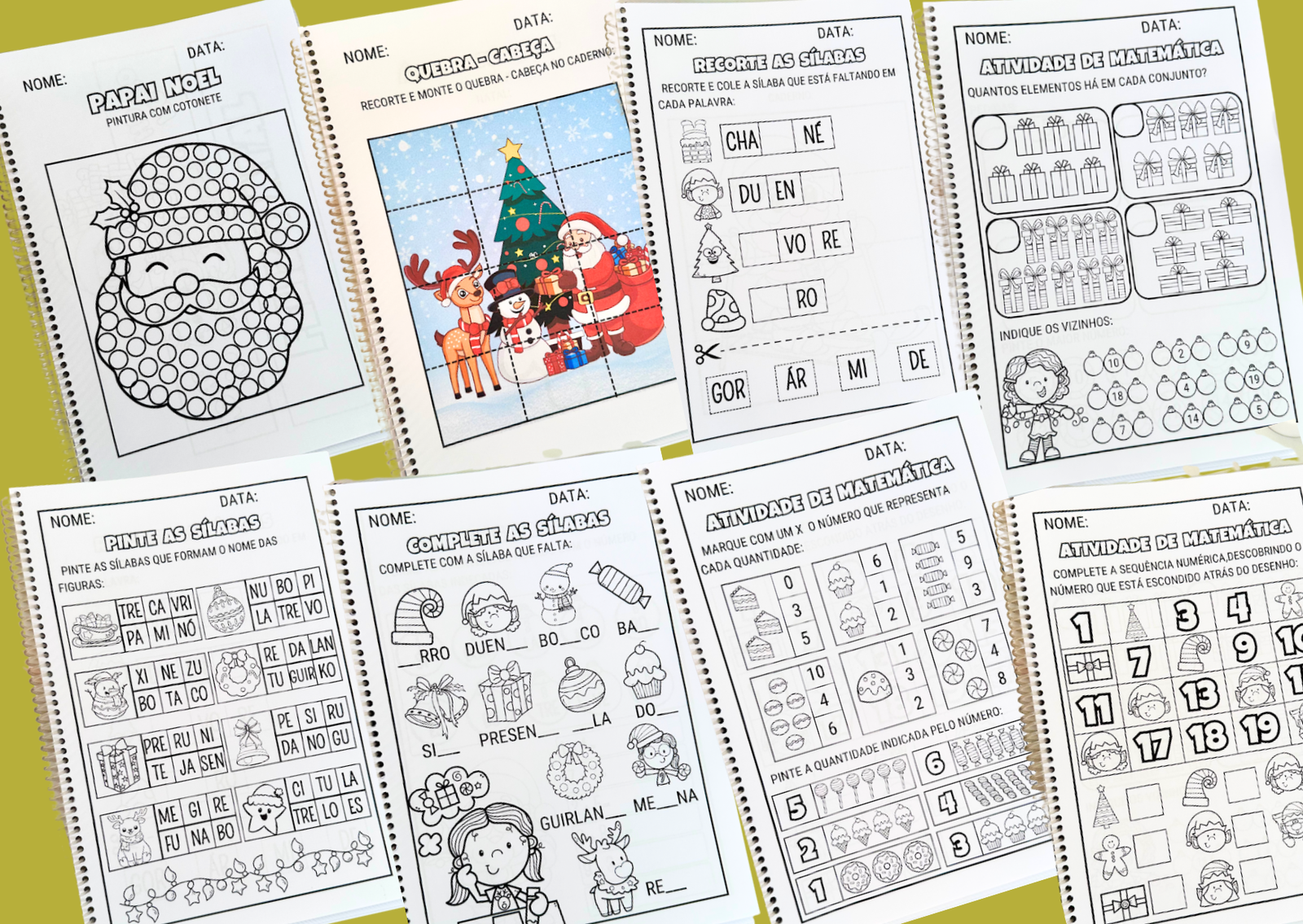 Imagem de Apostila de Atividades Natalinas para Educação Infantil e Ensino Fundamental