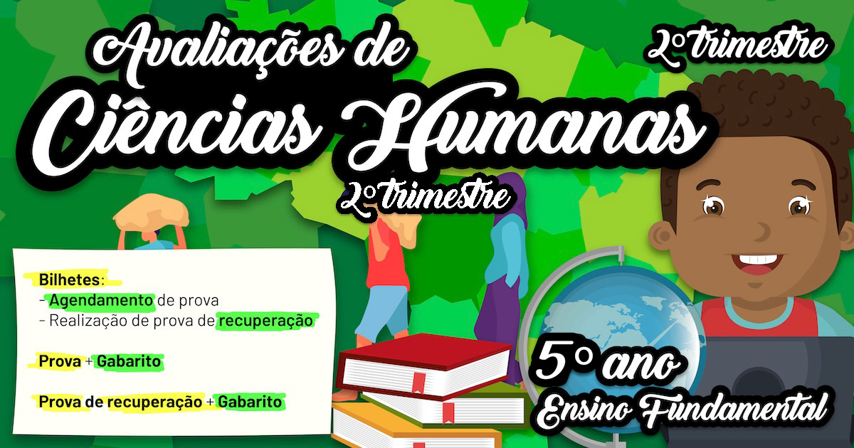 Preview de Avaliação de Ciências Humanas - 5º ano (2º Trimestre)