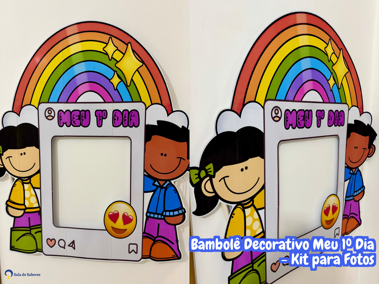 Preview de Bambolê Decorativo Meu 1º Dia - Kit para Fotos