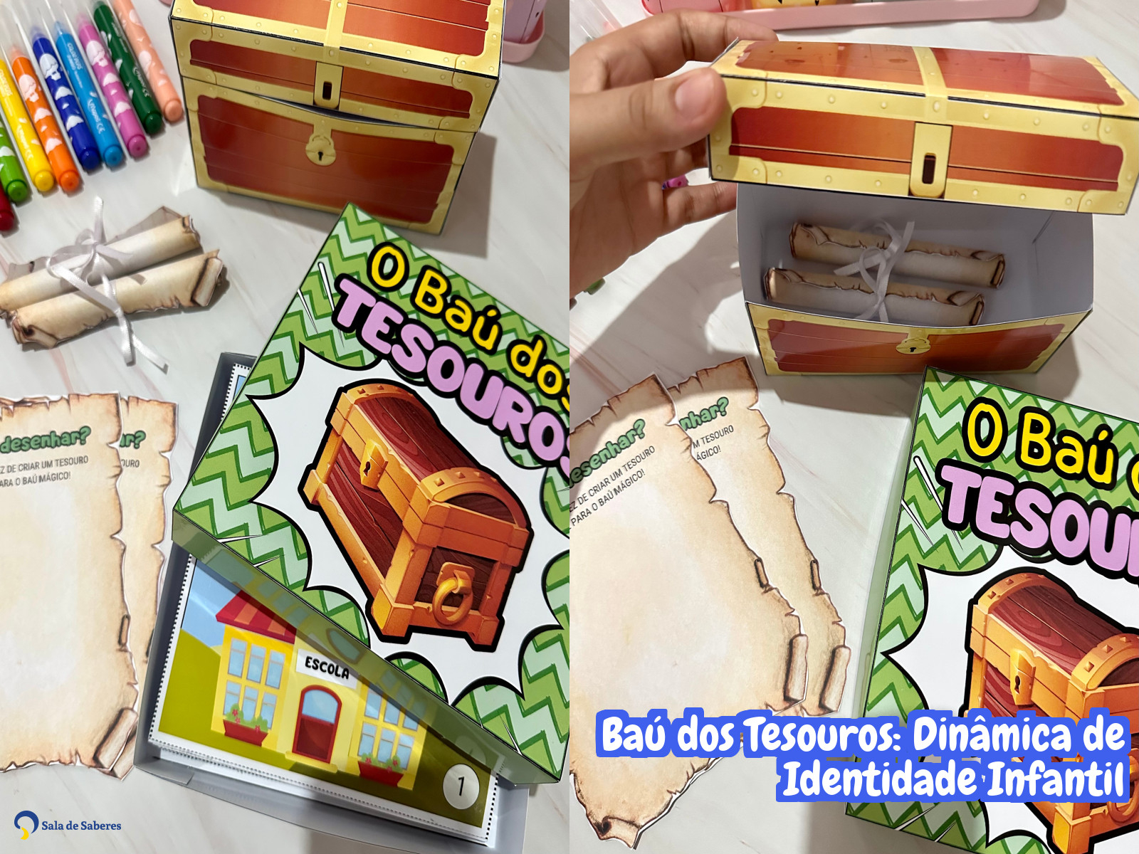 Preview de Baú dos Tesouros: Dinâmica de Identidade Infantil