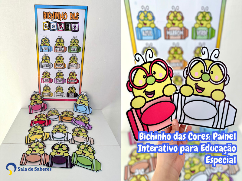 Imagem de Bichinho das Cores: Painel Interativo para Educação Especial