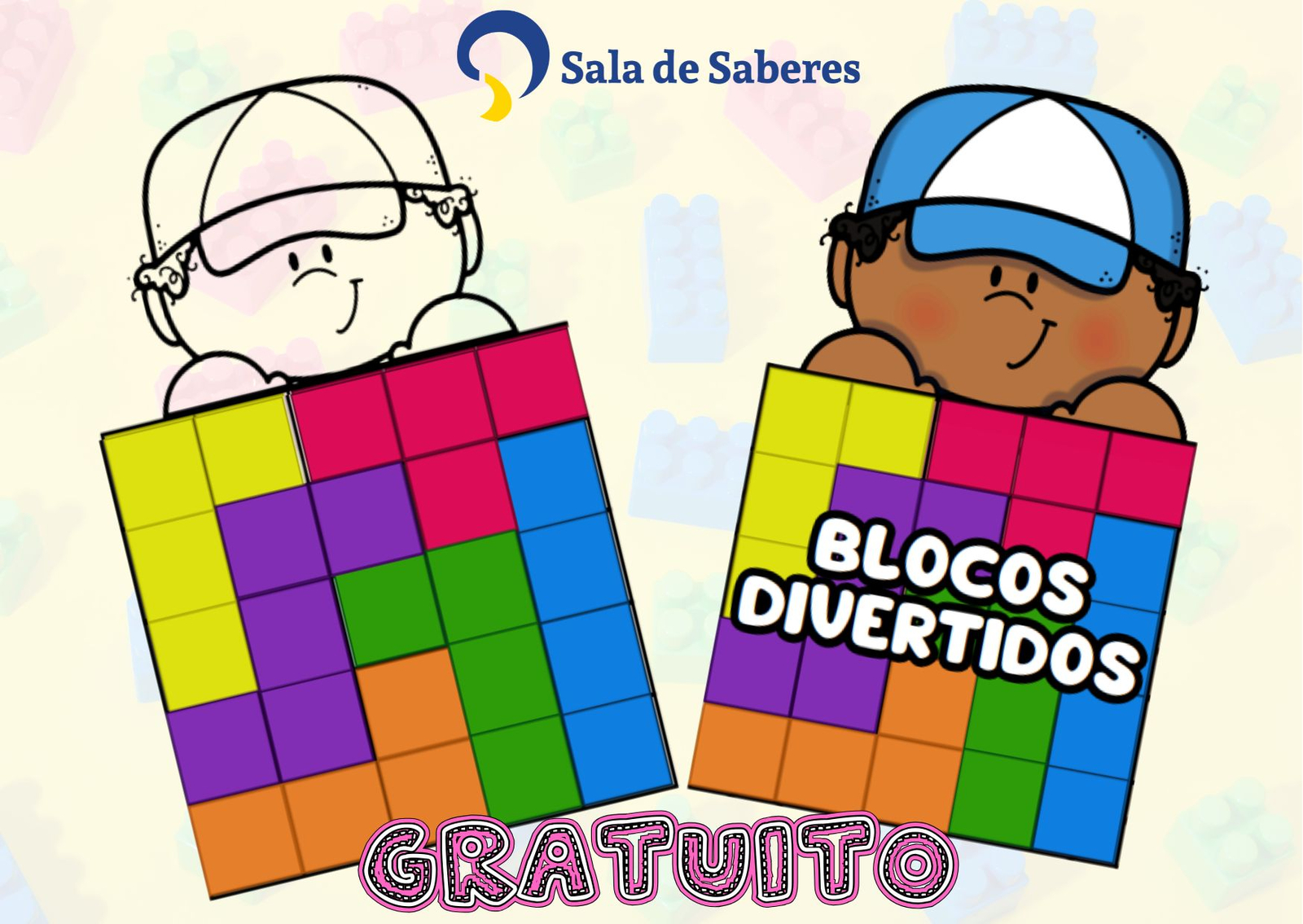 Preview de Blocos Divertidos para Desenvolver a Organização Visual!