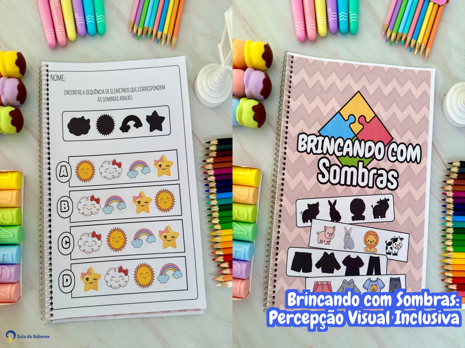 Preview de Brincando com Sombras: Percepção Visual Inclusiva