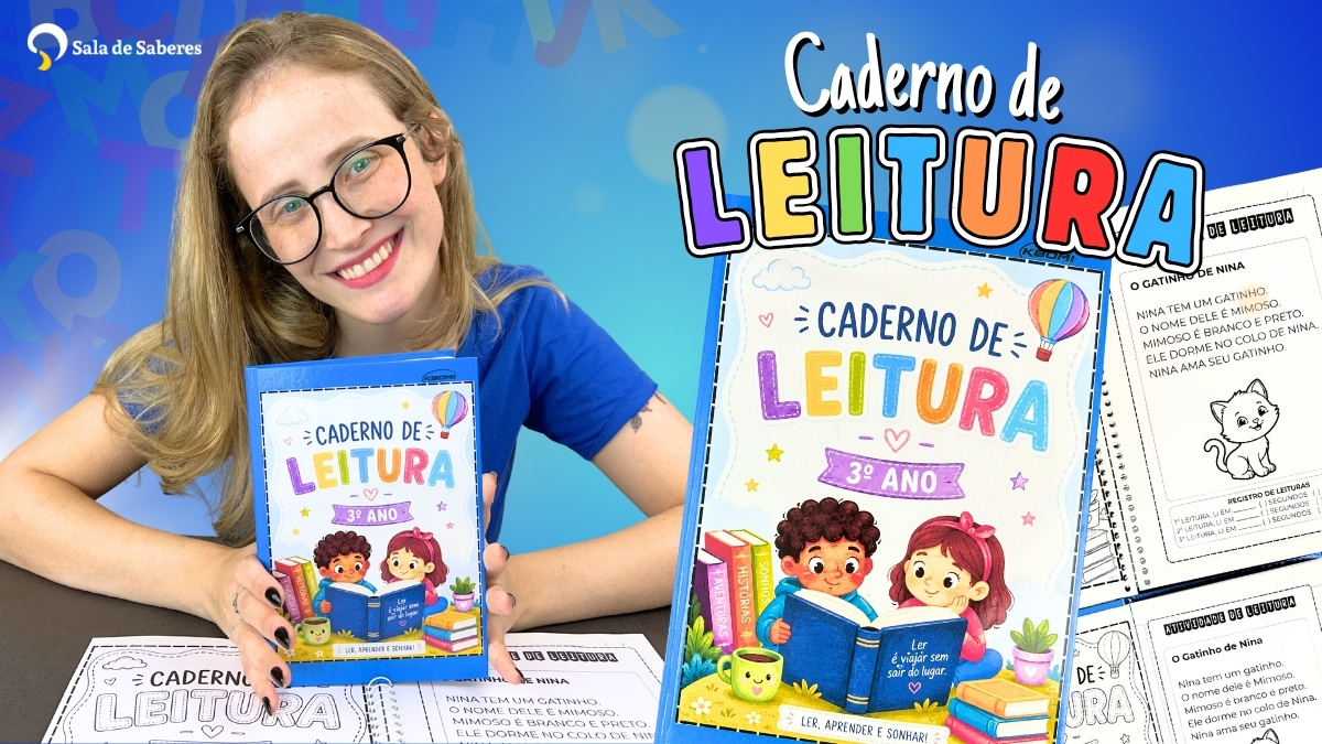 Preview de Caderno de Leitura - 3º Ano do EF - 50 Textos