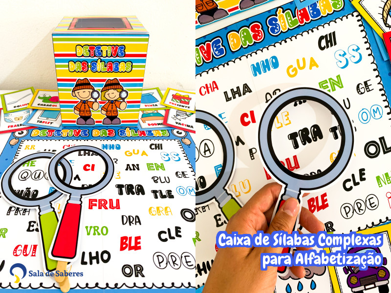 Imagem de Caixa de Sílabas Complexas para Alfabetização