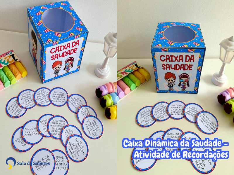 Imagem de Caixa Dinâmica da Saudade - Atividade de Recordações