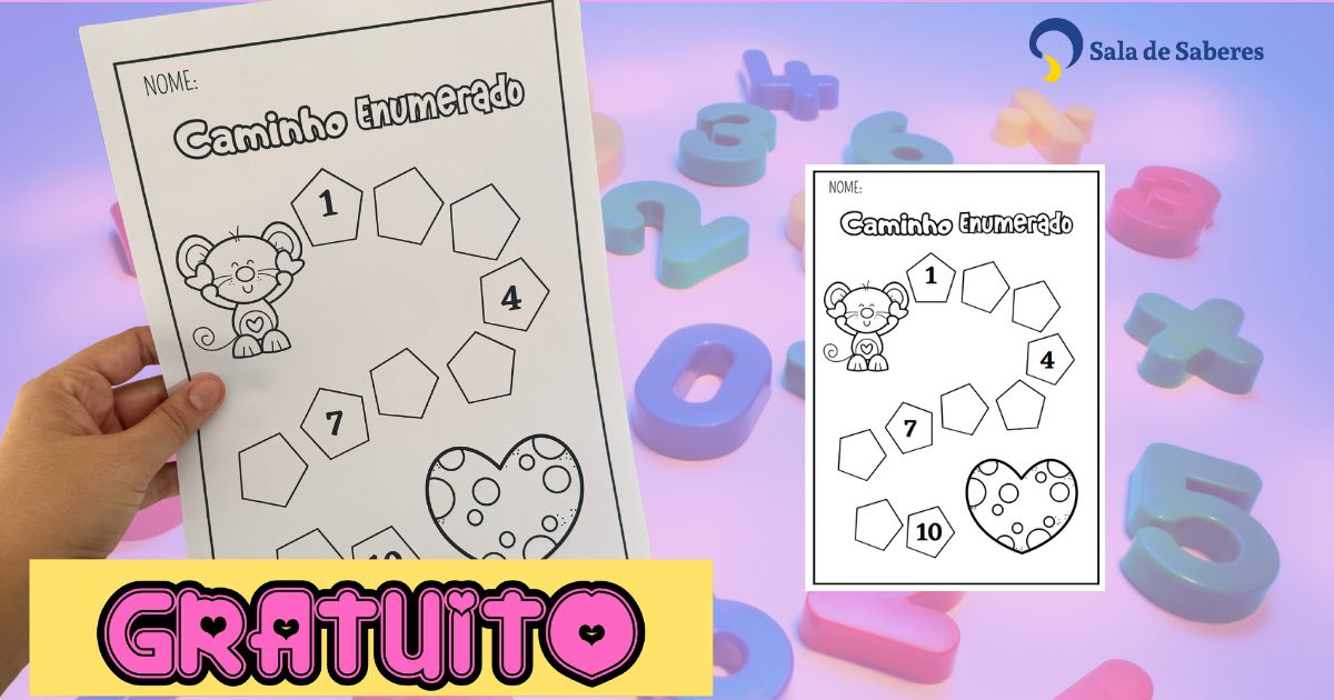 Imagem de Caminho Enumerado para Completar Sequências Numéricas