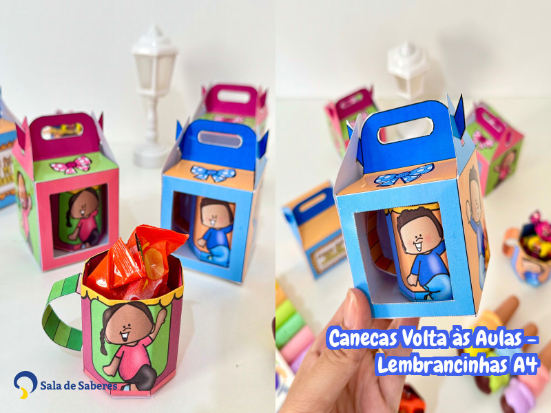Imagem de Canecas Volta às Aulas - Lembrancinhas A4