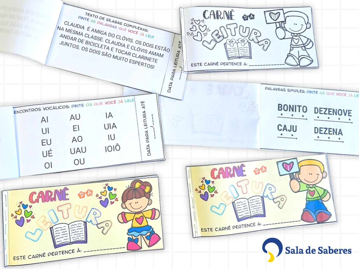 Preview de Carnê da Leitura — O Recurso Completo para Alfabetização