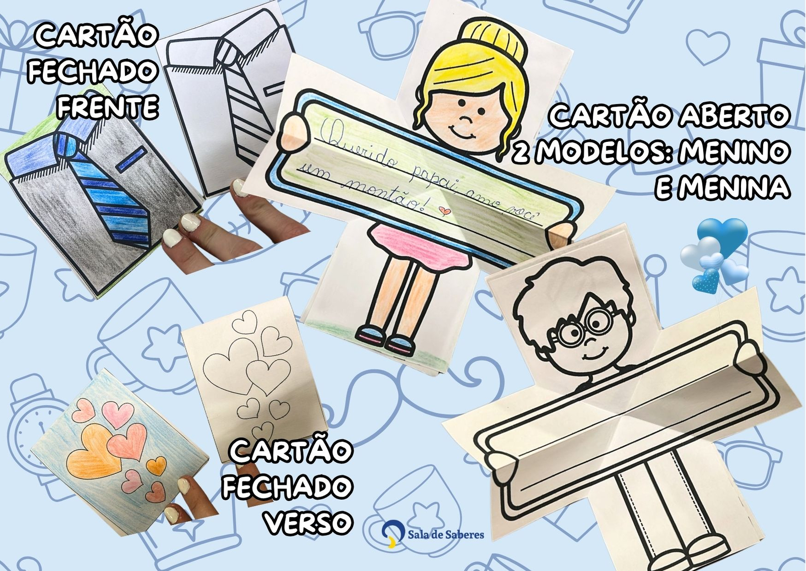 Imagem de Cartão Abraço do Dia dos Pais – Emoção em Cada Detalhe