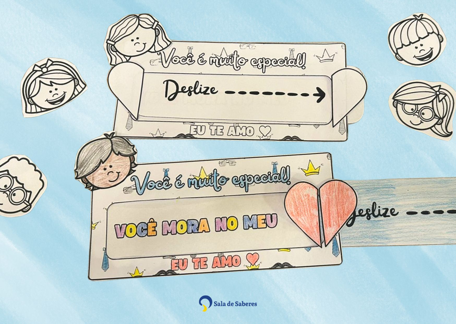 Preview de Cartão Interativo para o Dia dos Pais – Emoção que Desliza