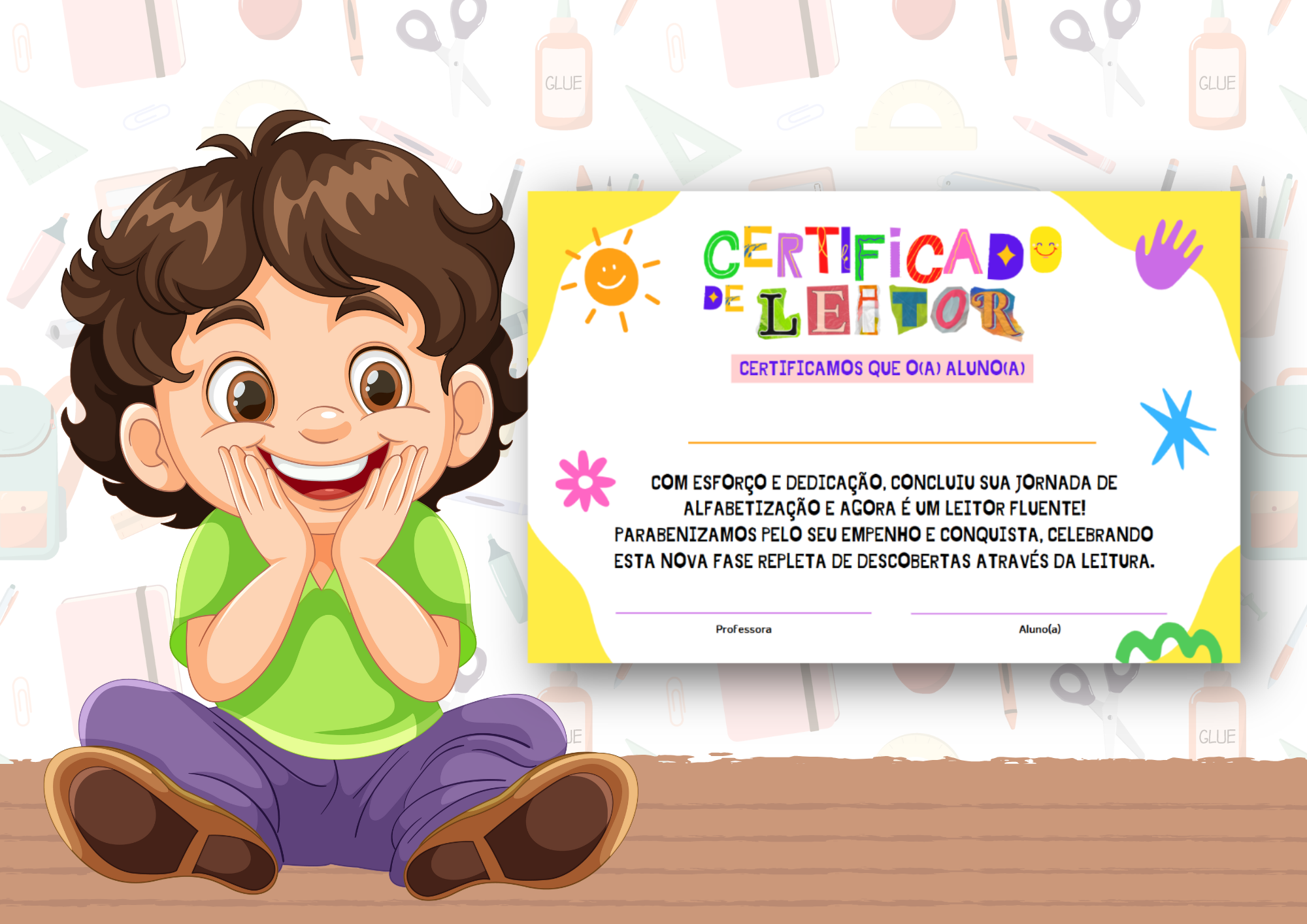 Imagem de Certificado de Leitor: Motivando Pequenos Leitores!