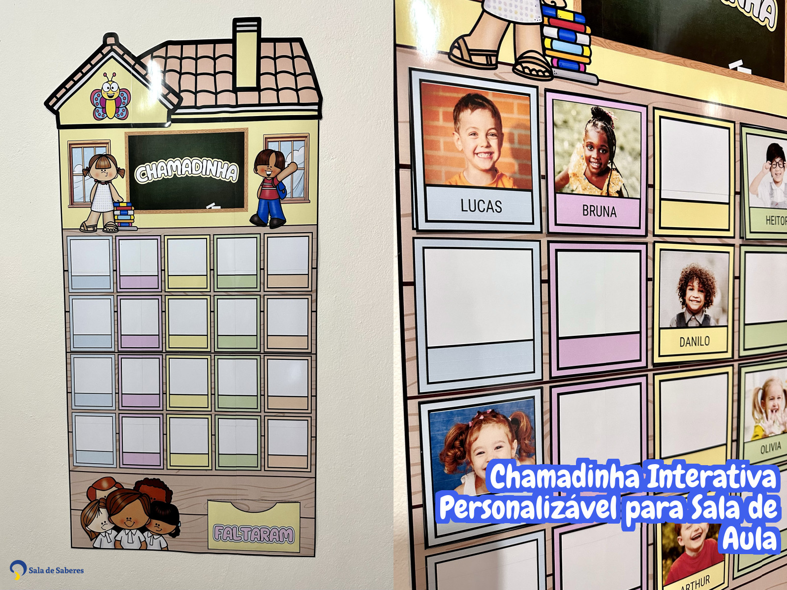 Preview de Chamadinha Interativa Personalizável para Sala de Aula