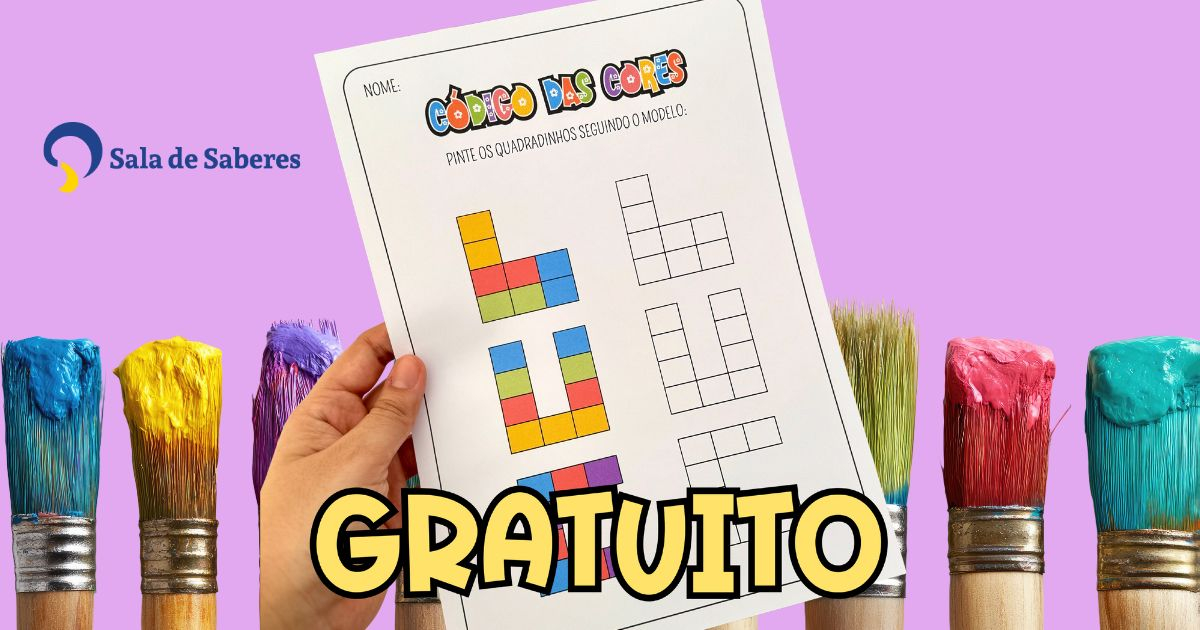 Imagem de Atividade de Cores para Desenvolver Atenção e Coordenação