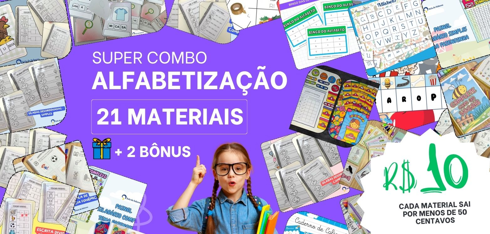 Combo Alfabetização