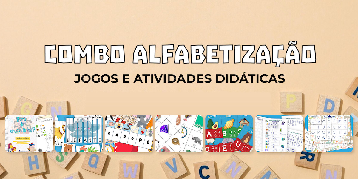 Preview de Combo Alfabetização: Jogos e Atividades Didáticas