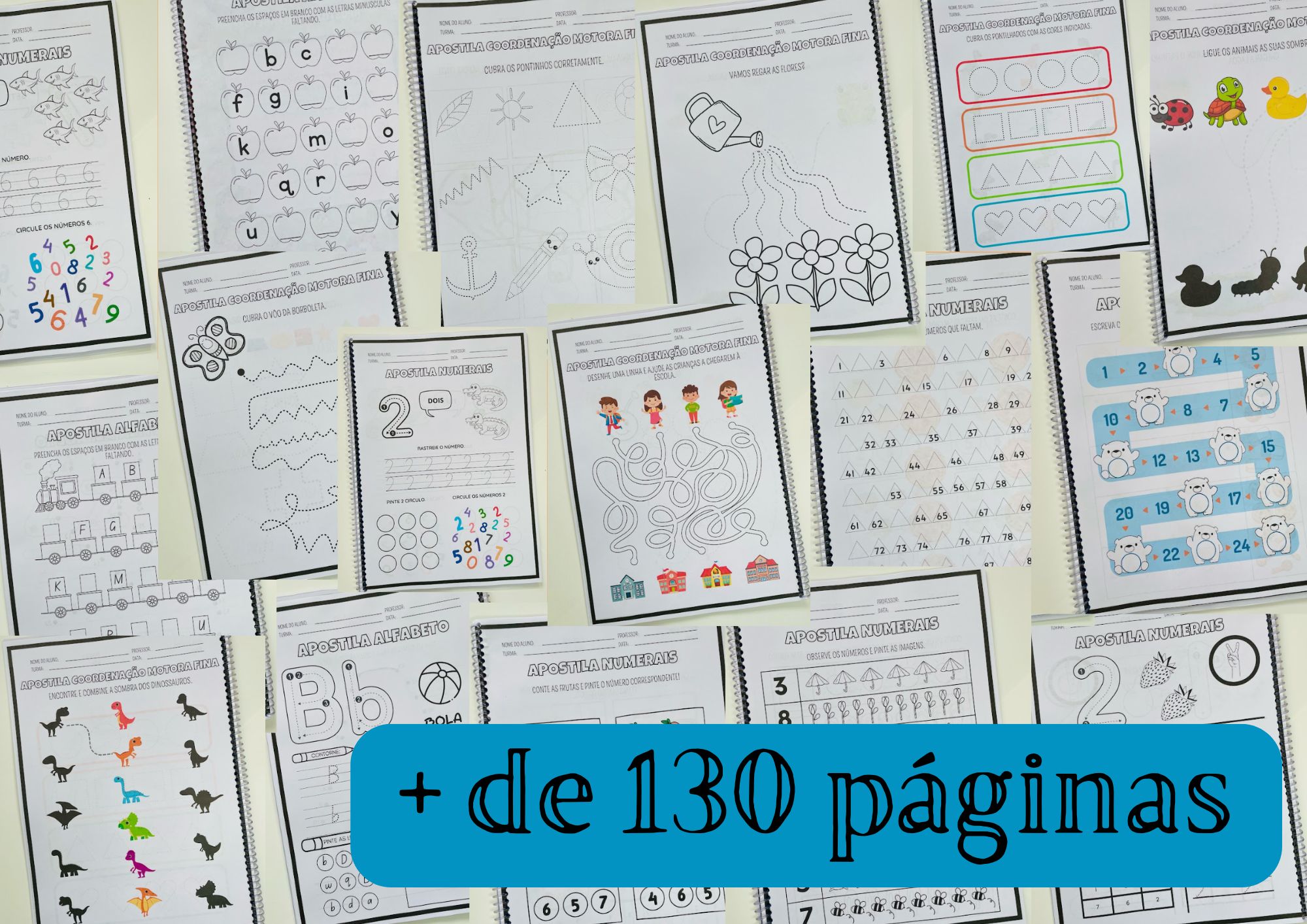 Imagem de Combo de Três Apostilas Educativas