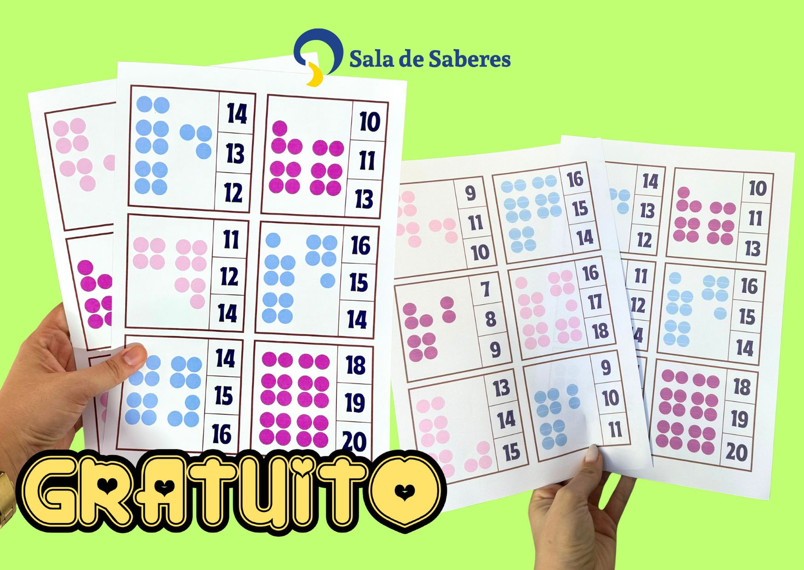 Preview de Aprendendo a Contar Bolinhas e Desenvolver o Raciocínio 