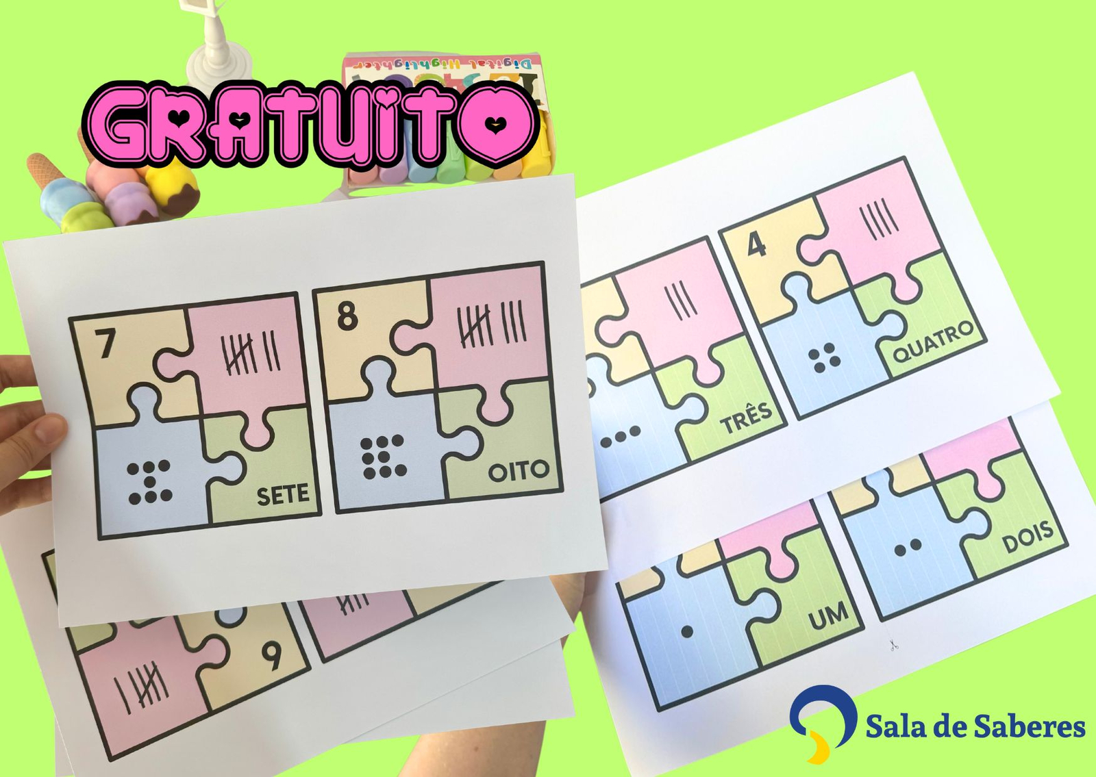 Preview de Contando e Aprendendo: Material para Desenvolver a Contagem