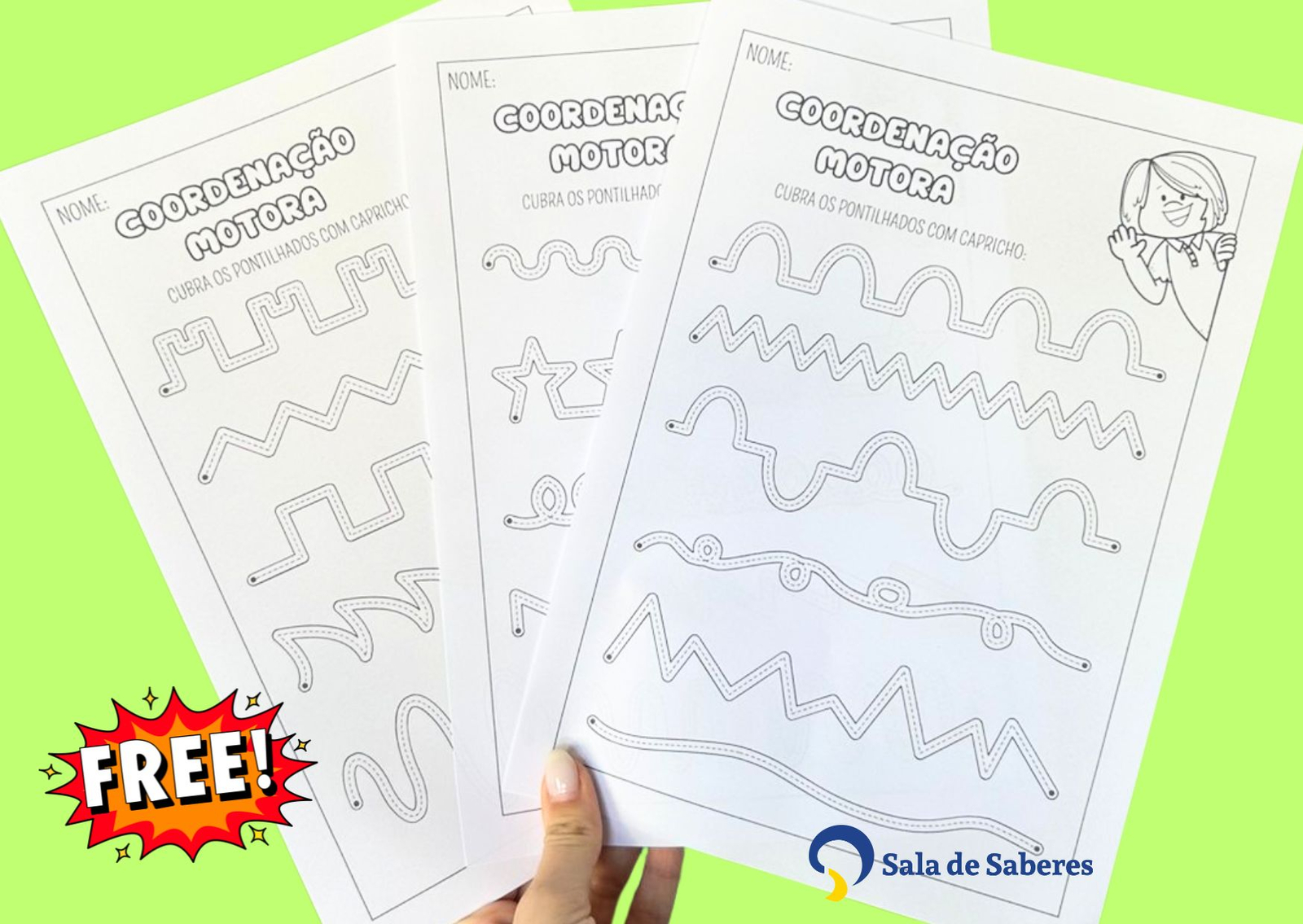 Preview de Atividades divertidas para desenvolver a coordenação motora 