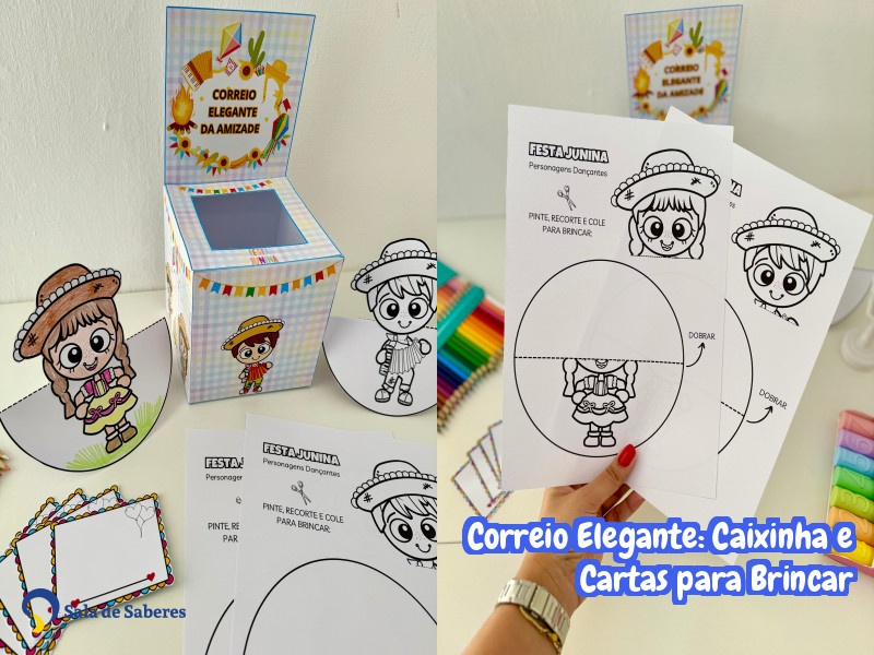 Imagem de Correio Elegante: Caixinha e Cartas para Brincar