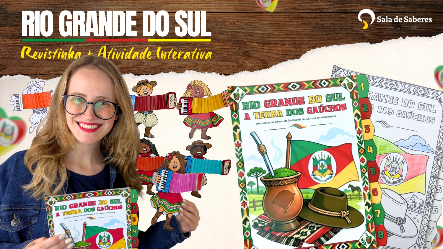 Imagem de Rio Grande do Sul: Revistinha + Atividade Interativa