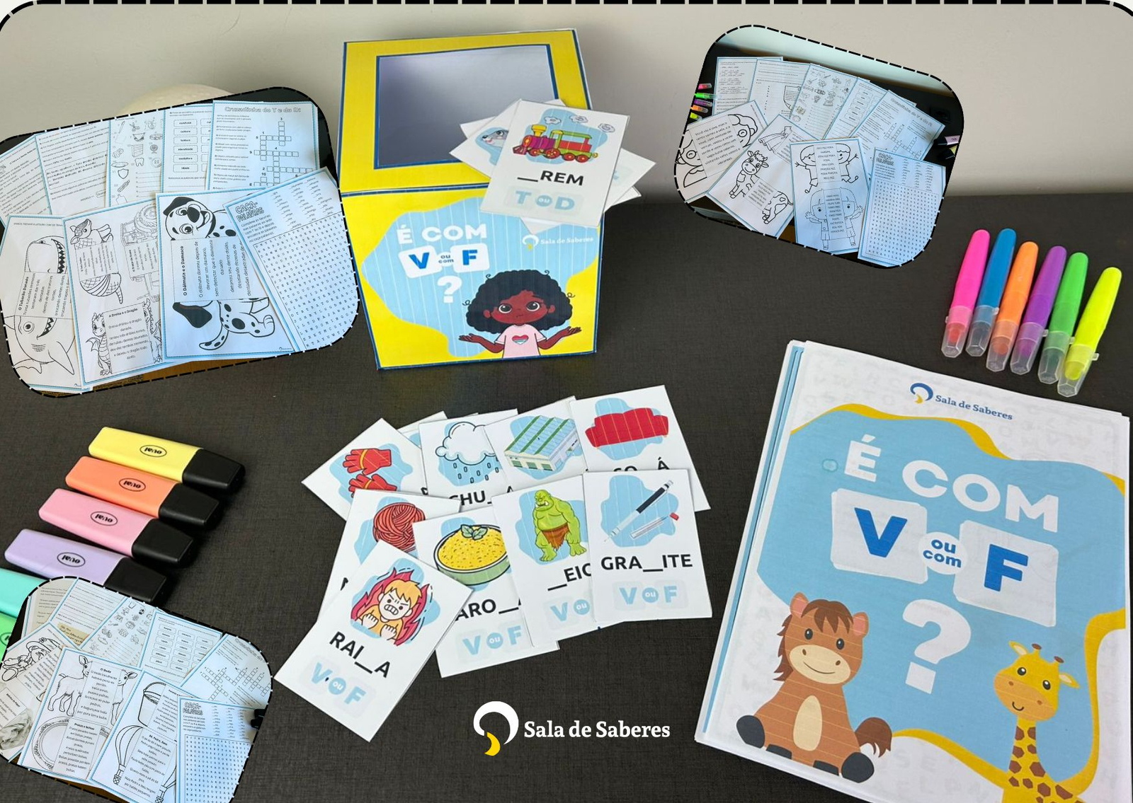 Imagem de Sons que Enganam: V/F, P/B, T/D — Atividades